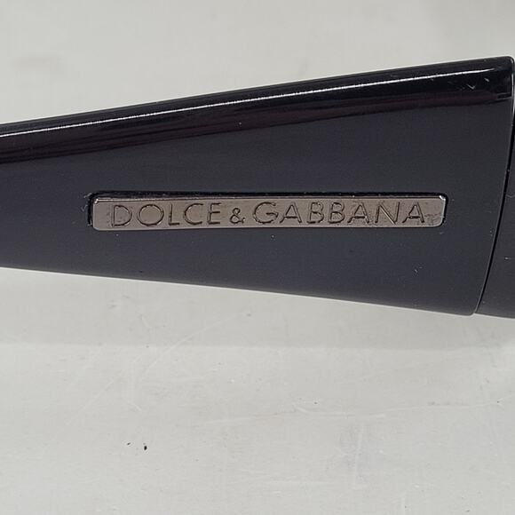 Dolce & Gabbana DG832 Black Wrap Around Frame Men's Sunglasses - Picture 9 of 11